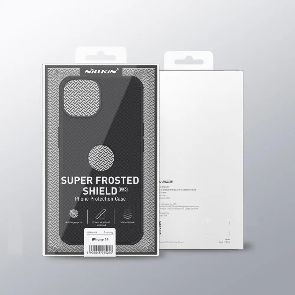 Maska Nillkin Scrub Pro za iPhone 14 6.1 crna (sa otvorom za logo)