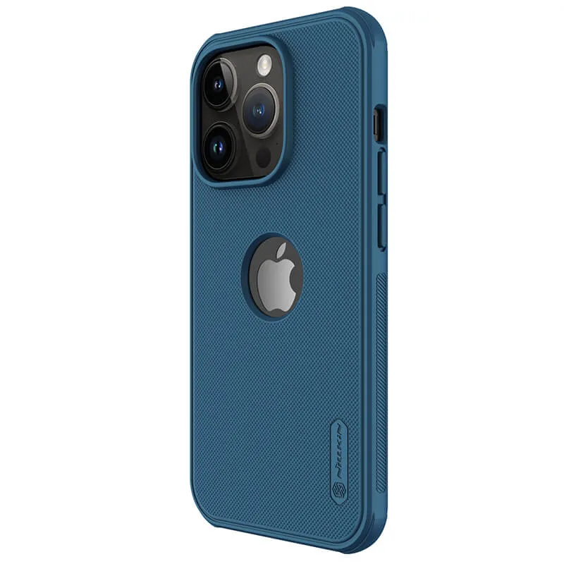Maska Nillkin Scrub Pro za iPhone 14 Pro 6.1 plava (sa otvorom za logo)