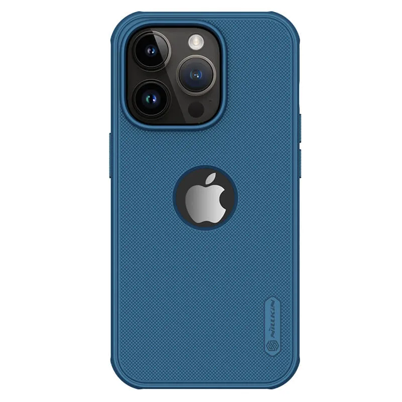 Maska Nillkin Scrub Pro za iPhone 14 Pro Max 6.7 plava (sa otvorom za logo)