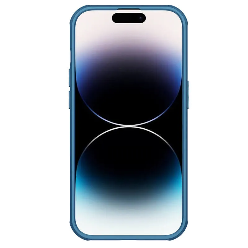 Maska Nillkin Scrub Pro za iPhone 14 Pro Max 6.7 plava (sa otvorom za logo)