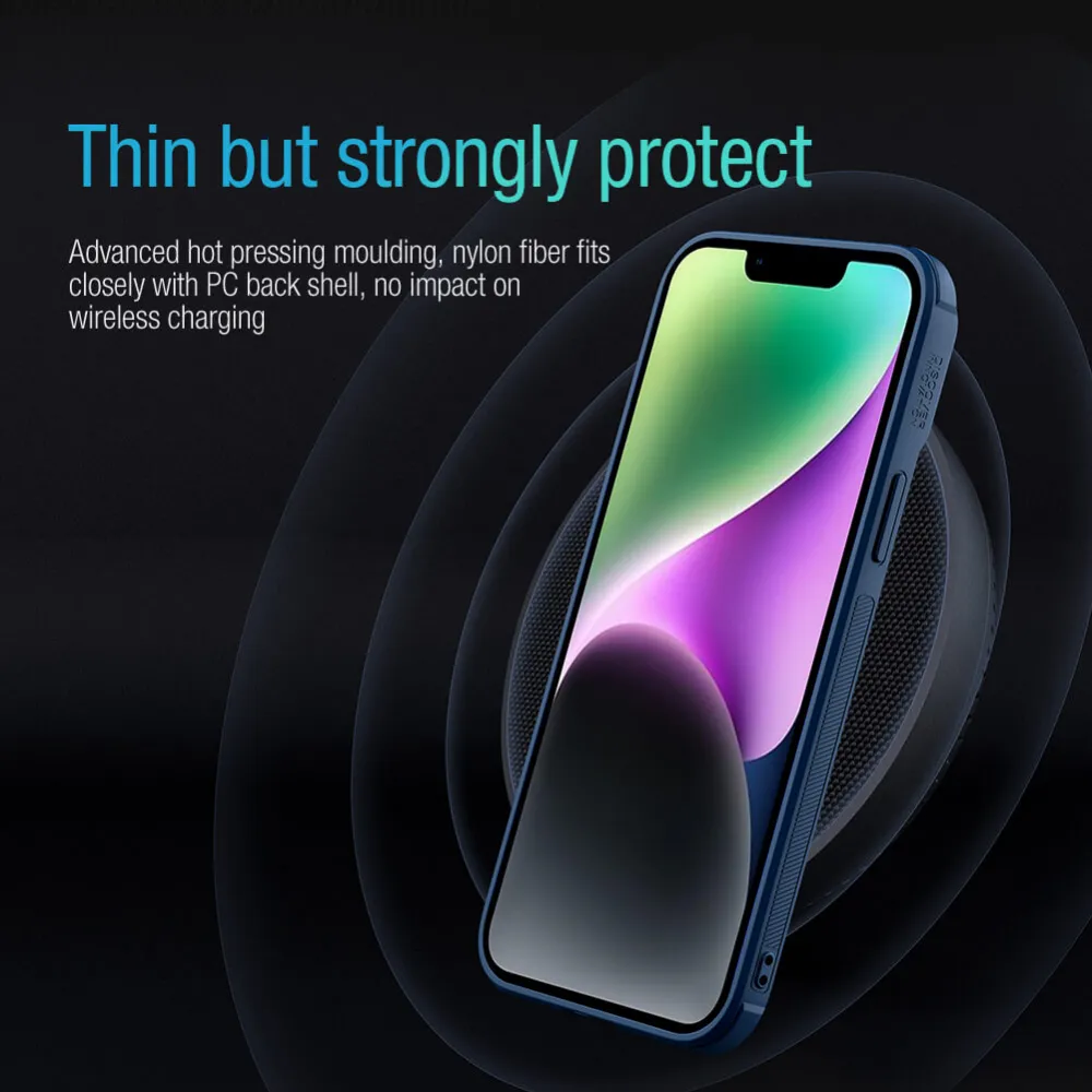 Maska Nillkin Textured S za iPhone 14 Plus 6.7 plava