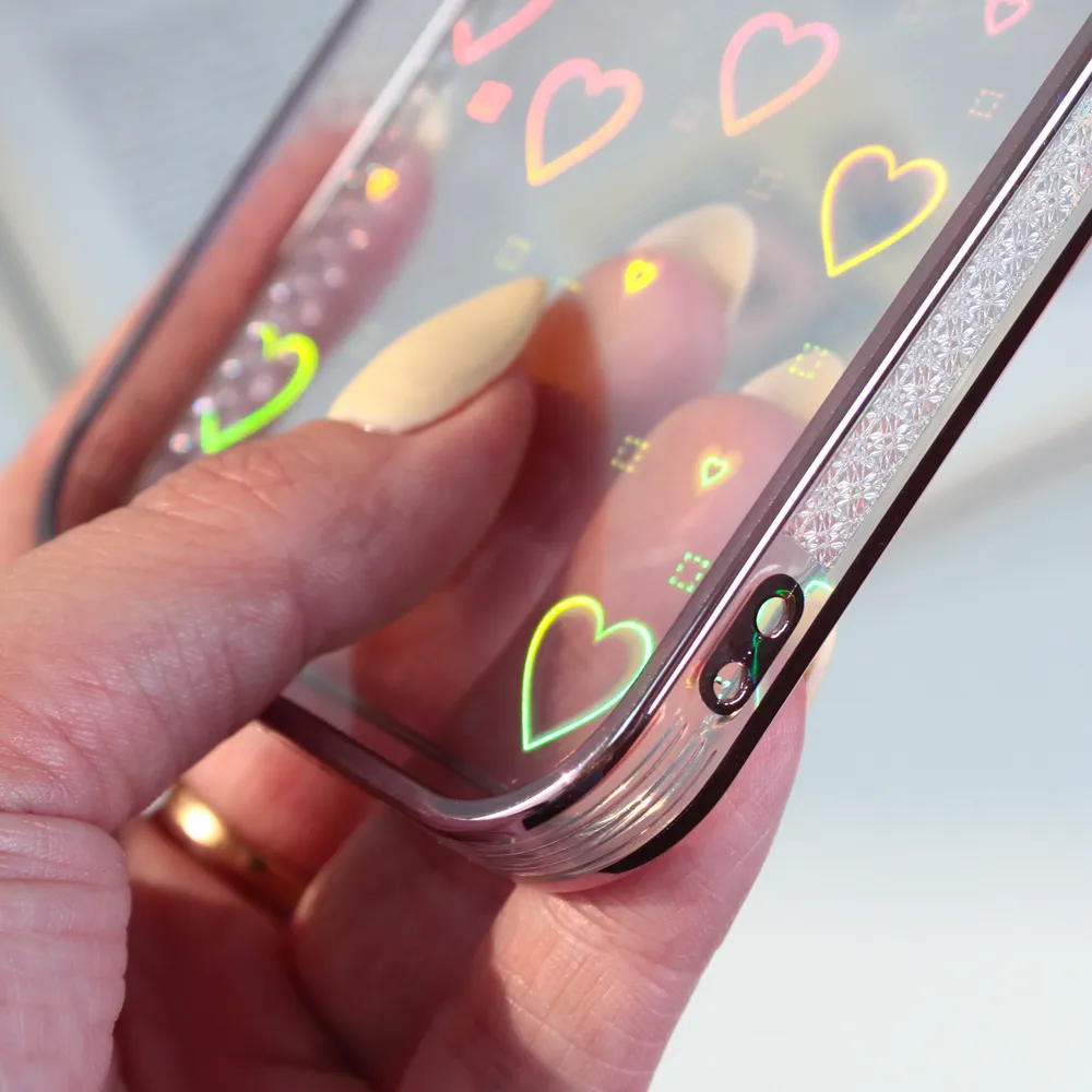 Maska Heart IMD za iPhone 14 Plus 6.7 roze