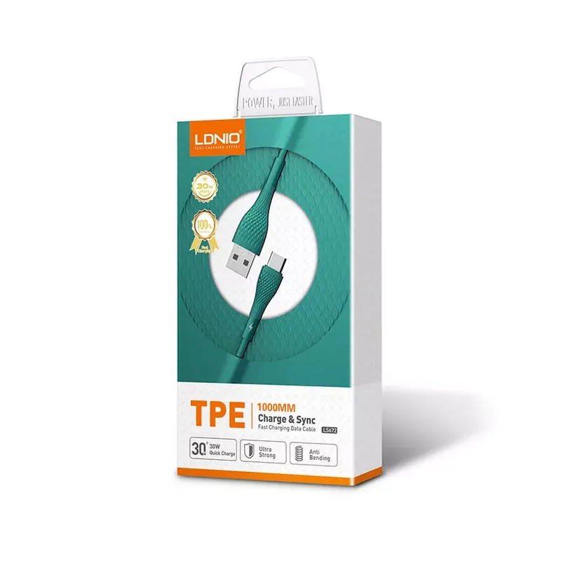 Data kabl LDNIO LS671 30W micro USB sivi 1m