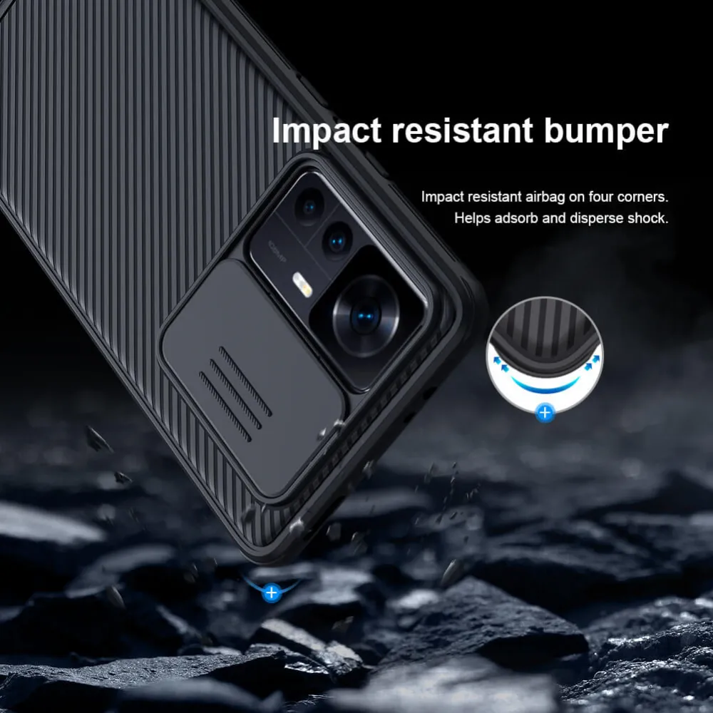 Maska Nillkin CamShield Pro za Xiaomi 12T crna