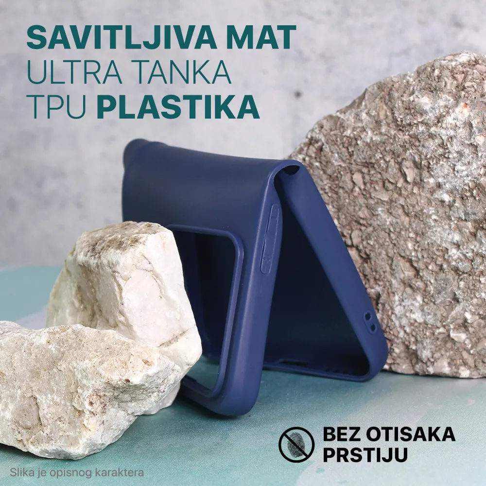 Maska silikonska Arctic za Vivo Y22s/Y35 tamno plava