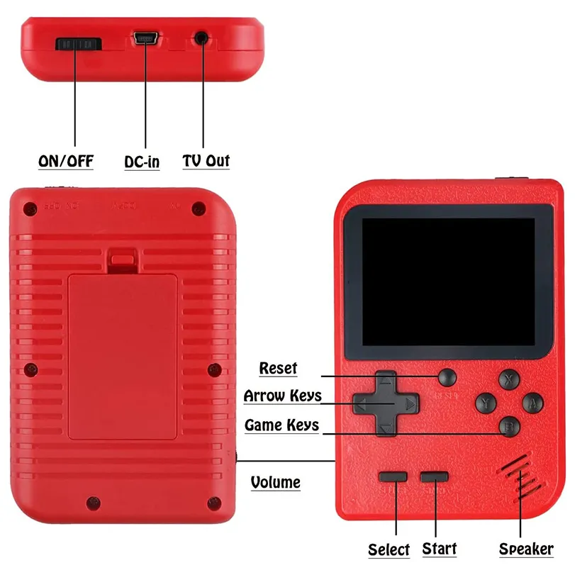 Konzola za igranje Gameboy SUP500 plava