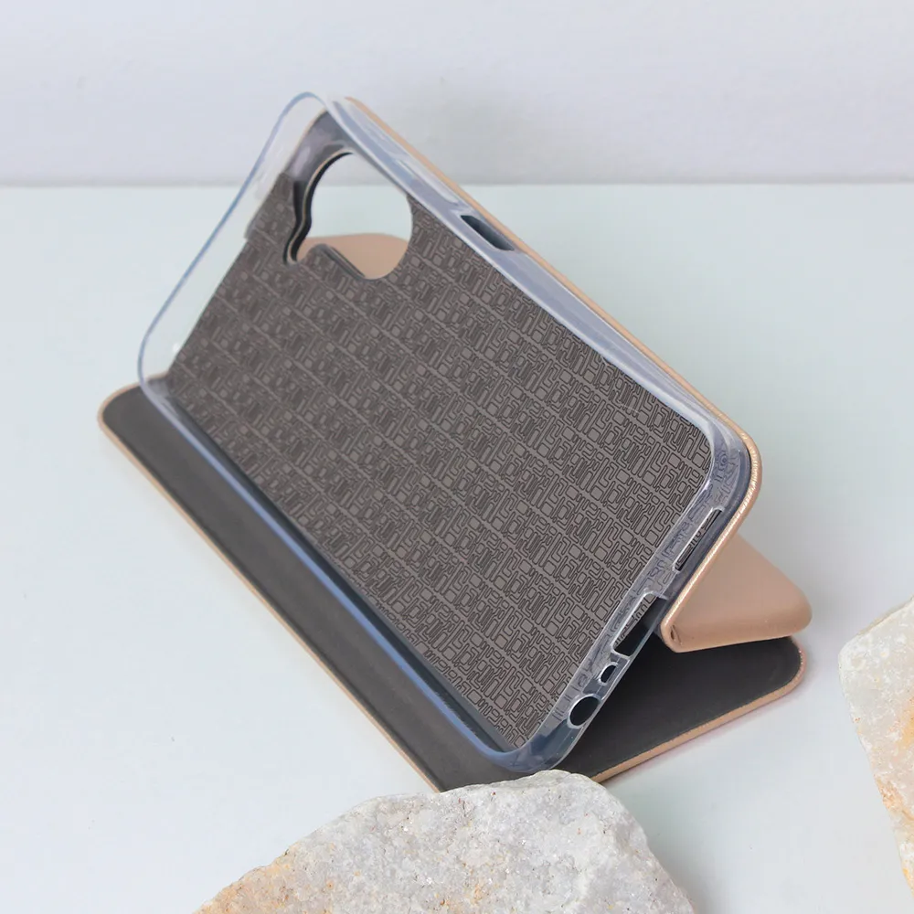 Maska Teracell Flip Cover za Realme C33 zlatna