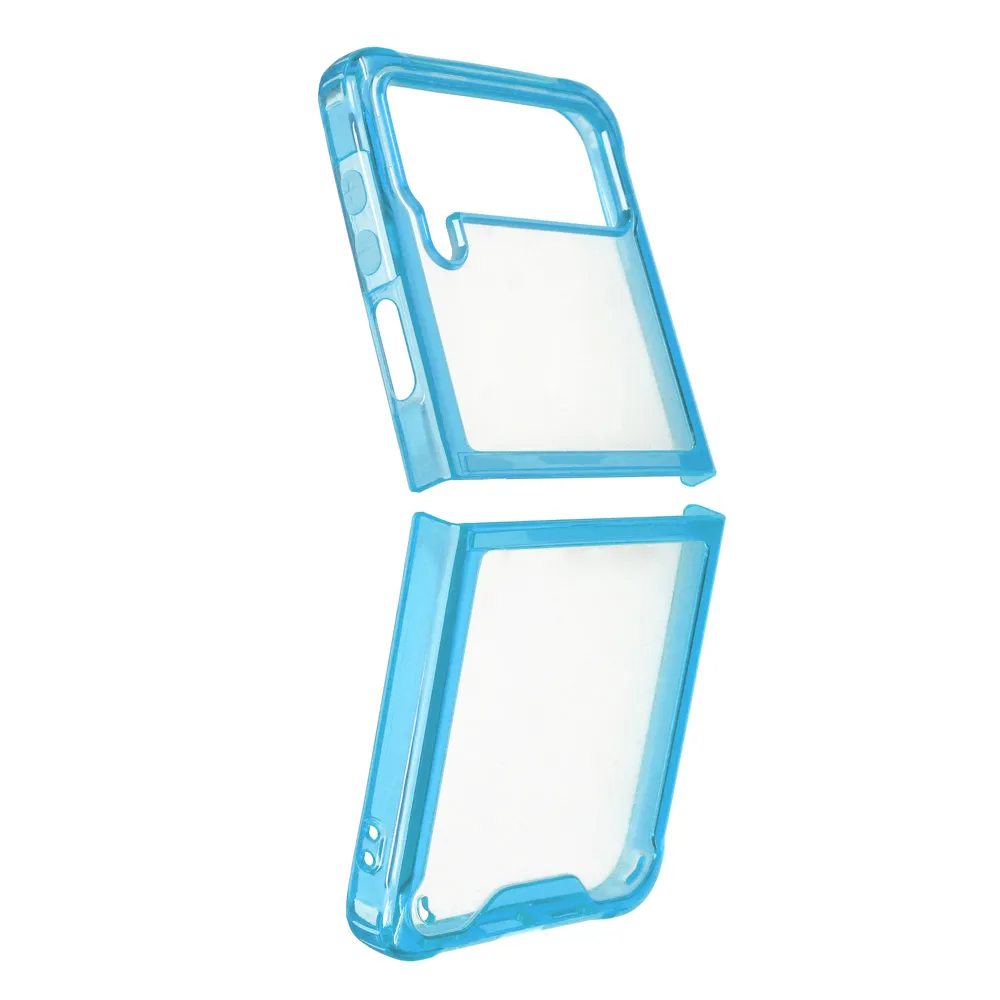 Maska Clear TPU za Samsung Z Flip 4 plava
