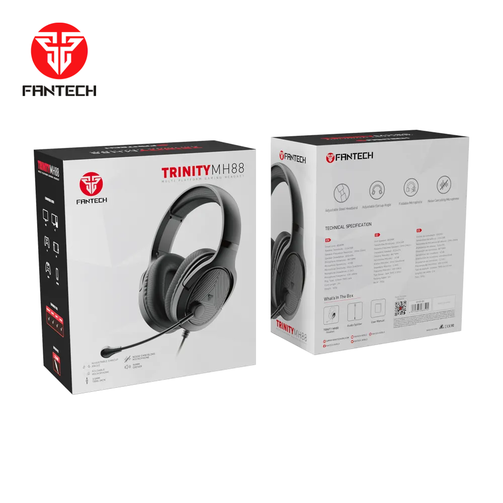Slusalice Gaming Fantech MH88 Trinity crne