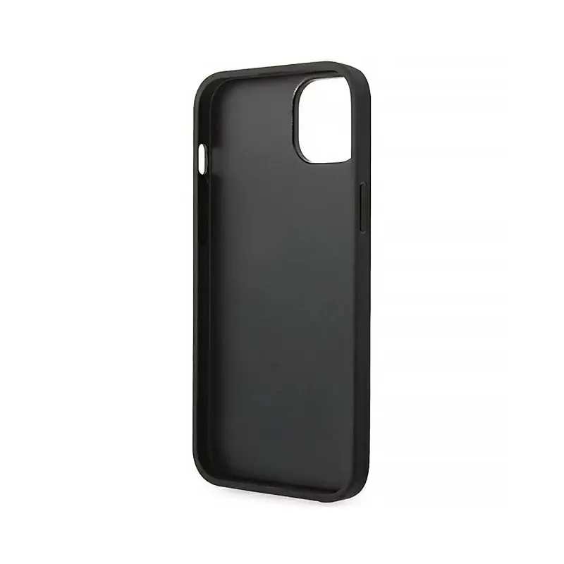 Maska Karl Lagerfeld Hc Monogram stripe za iPhone 14 6.1 siva (KLHCP14SPGKLSKG)