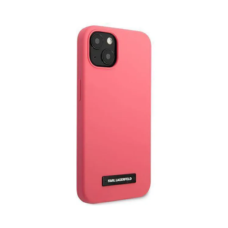 Maska Karl Lagerfeld Hc Silicone Plaque za iPhone 13 6.1 pink (KLHCP13MSLMP1PI)