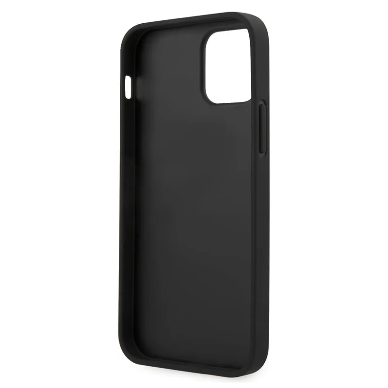 Maska Karl Lagerfeld Hc PU Saffiano Head za iPhone 12/12 Pro 6.1 srebrna (KLHCP12MSAKHSL)
