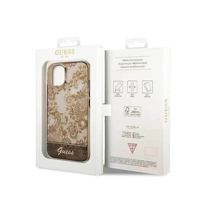 Maska Guess Hc IML Electro Cam TDJ za iPhone 14 6.1 zlatna (GUHCP14SHGPLHC)