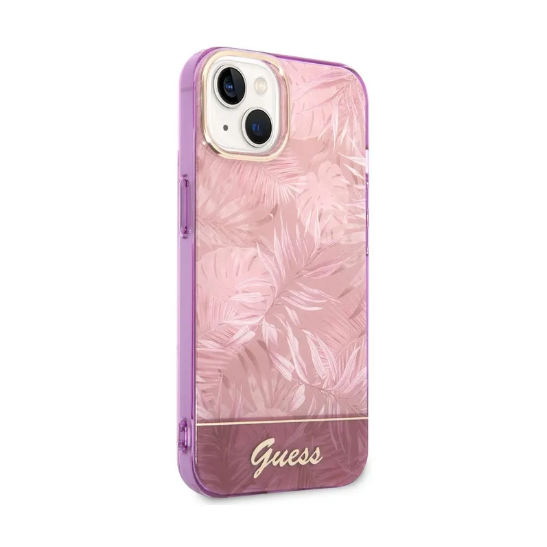 Maska Guess Hc IML Electro Cam Jungle za iPhone 14 Plus 6.7 pink (GUHCP14MHGJGHP)