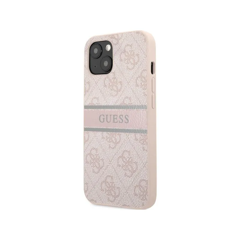 Maska Guess Hc PU 4G Stripe za iPhone 14 6.1 pink(GUHCP14S4GDPI)