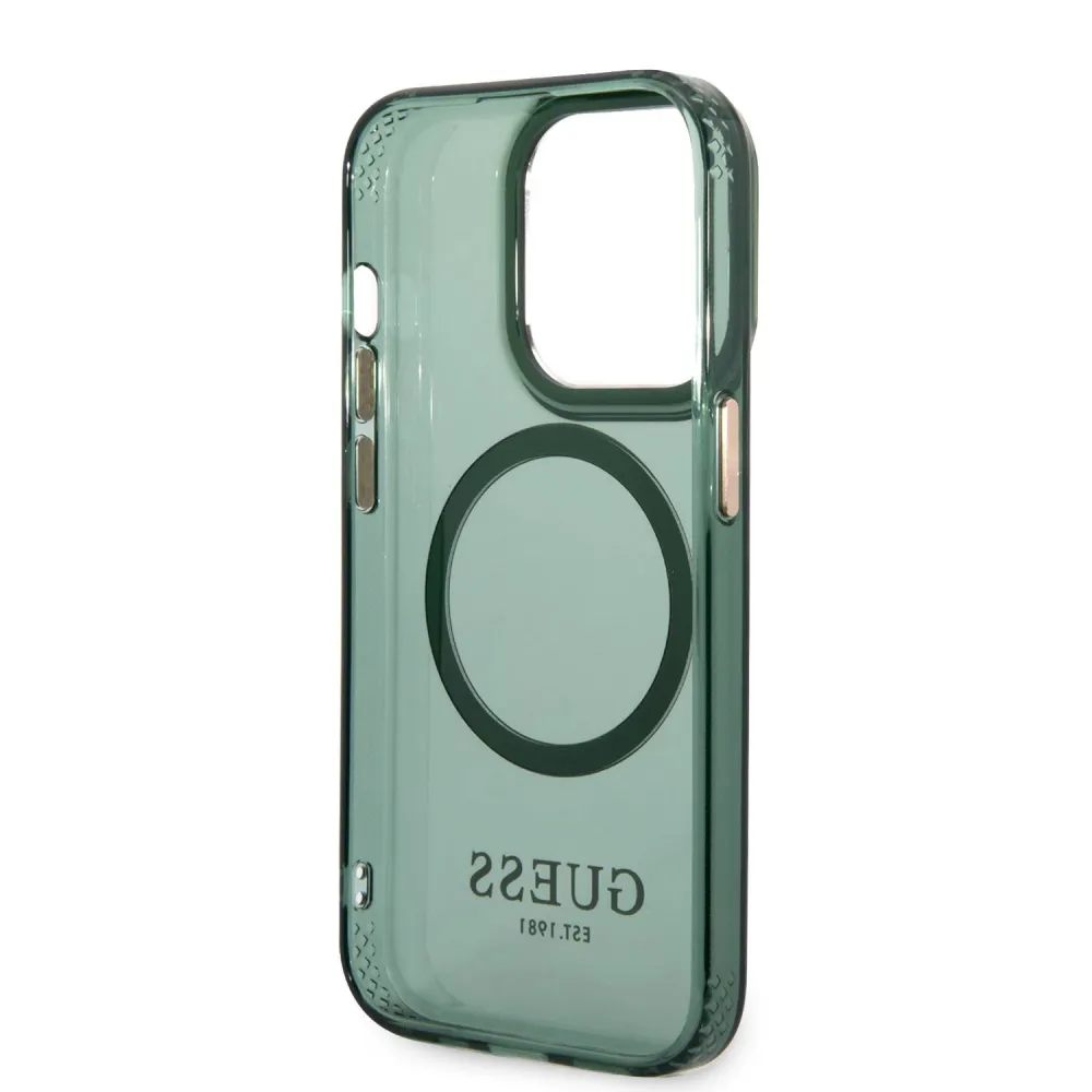 Maska Guess Hc Magsafe Outline Translucent za iphone 14 Pro 6.1 zlatna (GUHMP14LHTCMA)