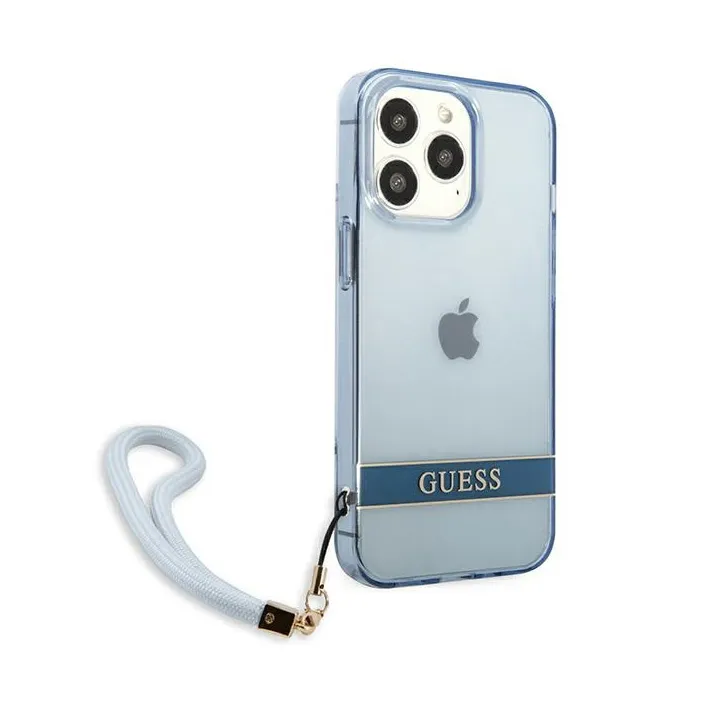 Maska Guess Hc PC/TPU Translucent za iPhone 13 Pro 6.1 plava (GUHCP13LHTSGSB)