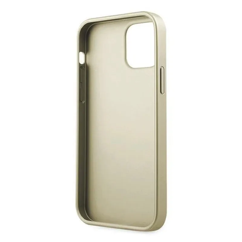 Maska Guess Hc PC/TPU Iridescent za iPhone 12/12  Pro 6.1 zlatna (GUHCP12MIGLGO)