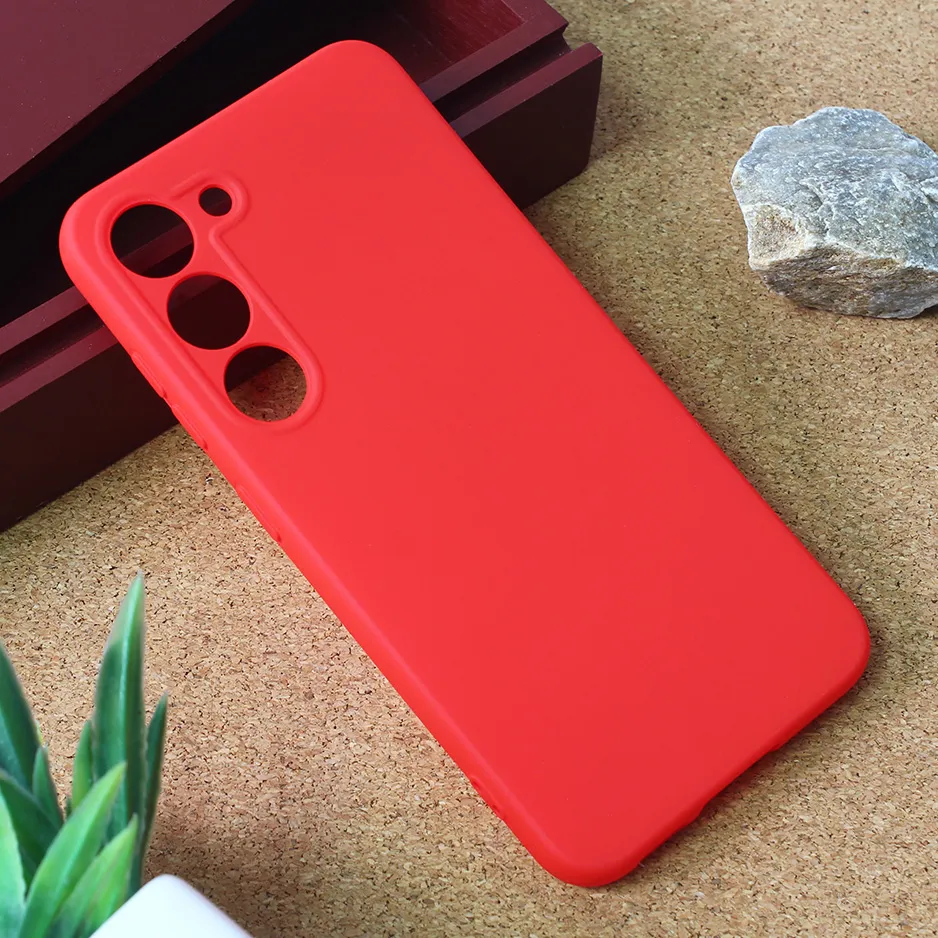 Maska Teracell Giulietta za Samsung Galaxy S23 Plus mat crvena