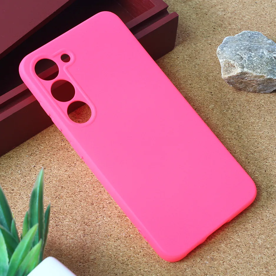 Maska Teracell Giulietta za Samsung Galaxy S23 Plus mat pink