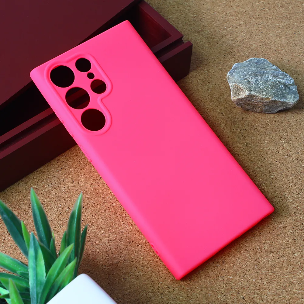 Maska Teracell Giulietta za Samsung Galaxy S23 Ultra mat pink