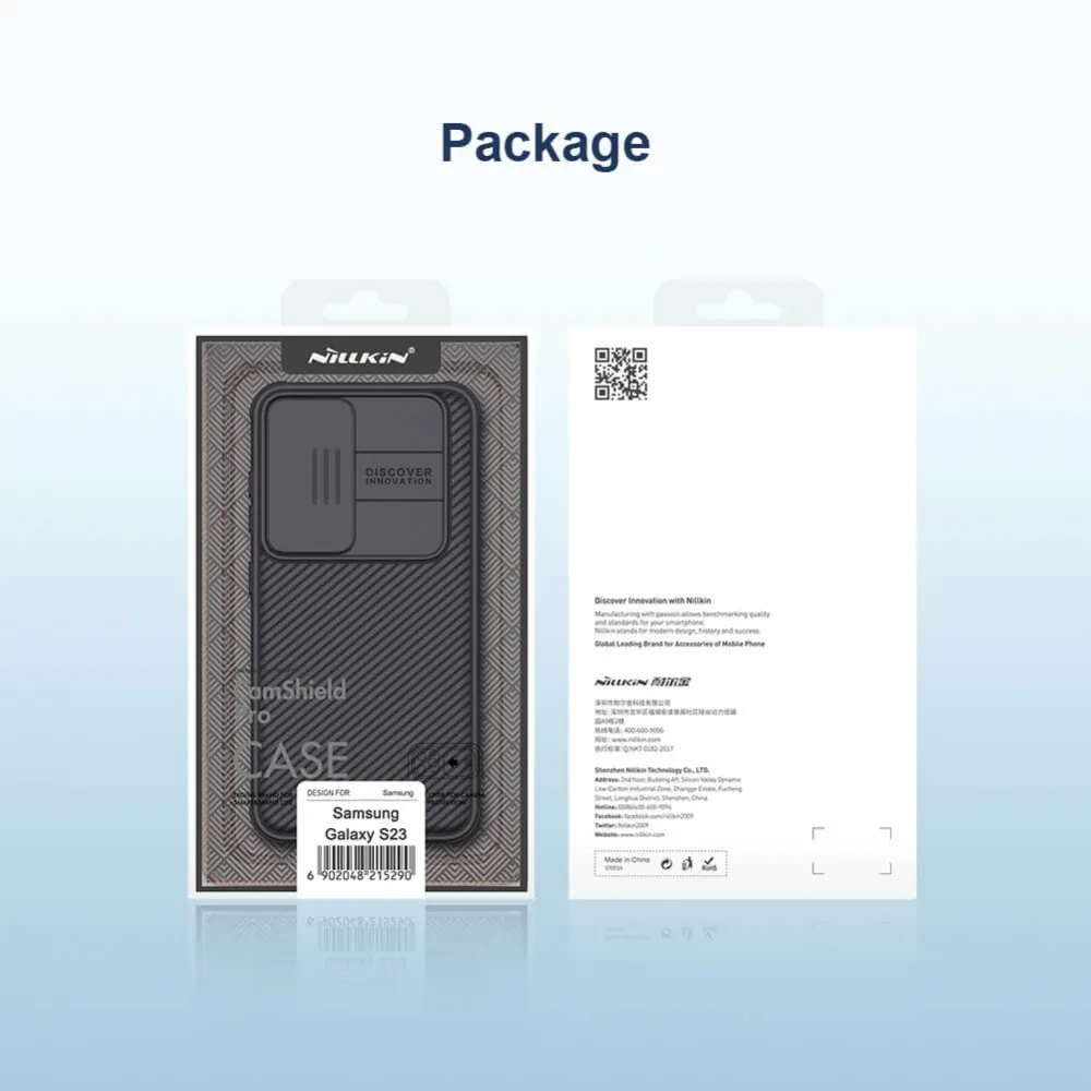 Maska Nillkin CamShield Pro za Samsung Galaxy S23 plava