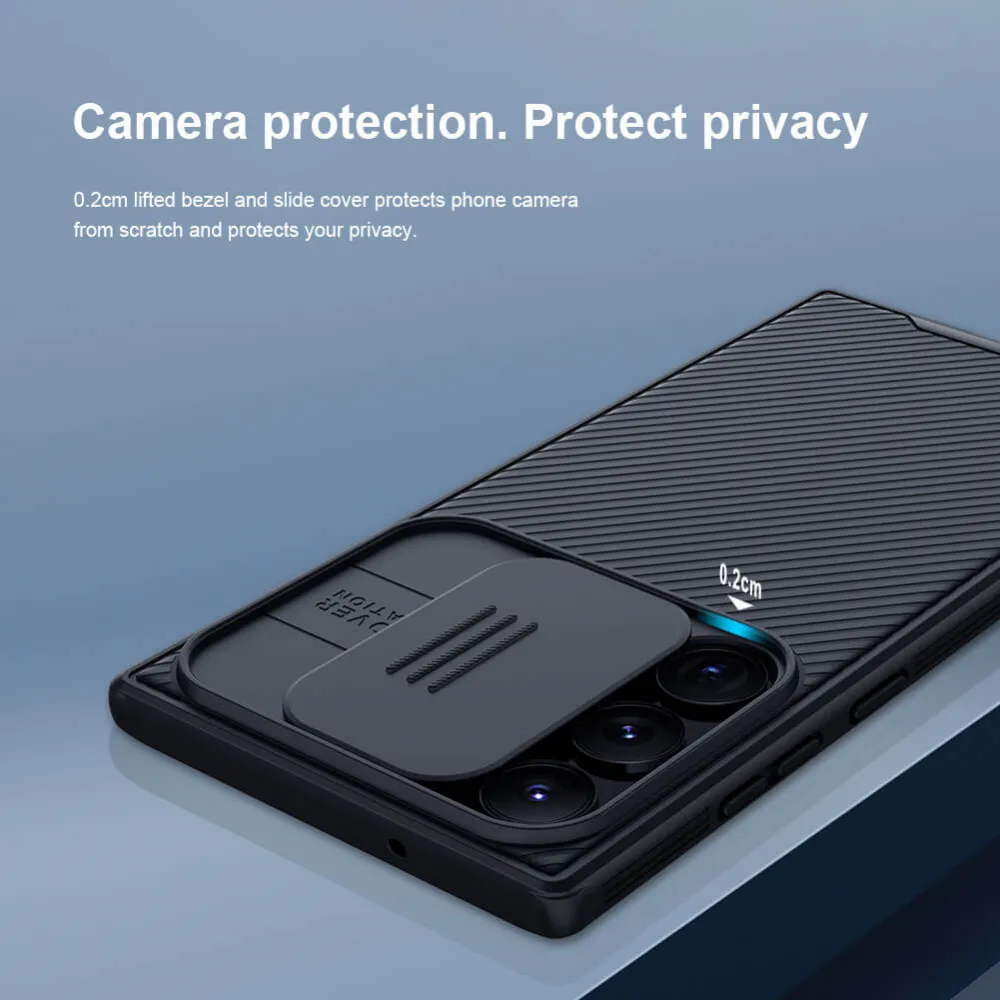 Maska Nillkin CamShield Pro za Samsung Galaxy S23 Ultra crna