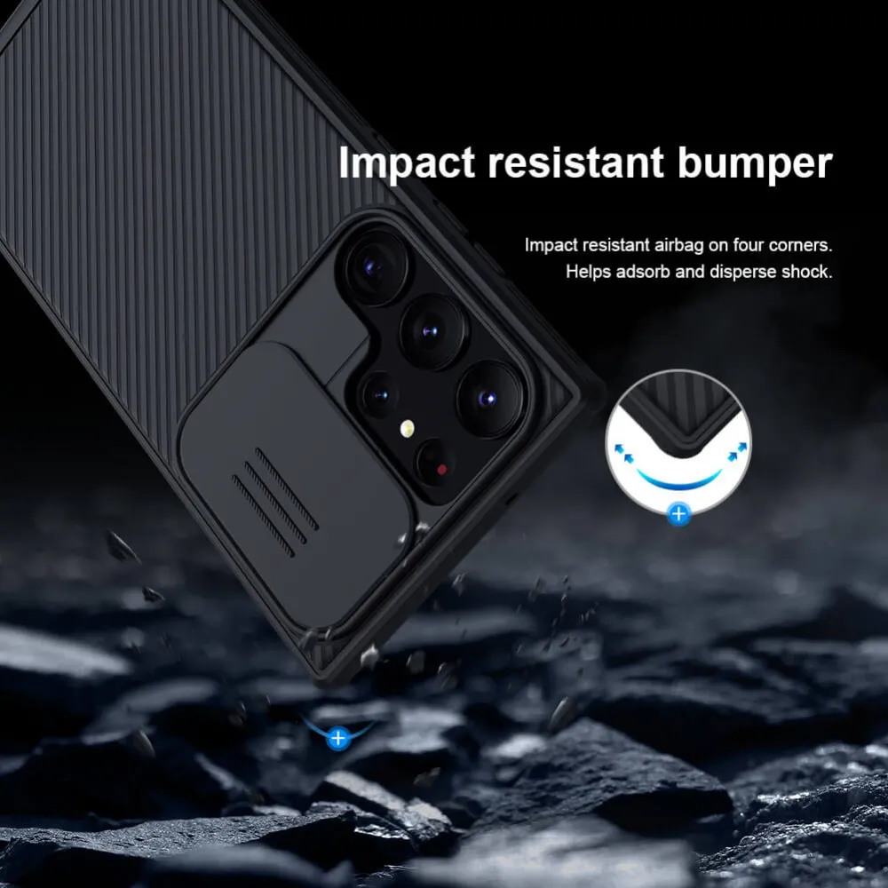 Maska Nillkin CamShield Pro za Samsung Galaxy S23 Ultra crna