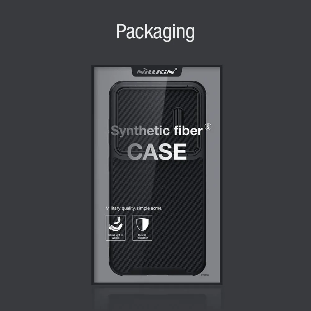 Maska Nillkin Synthetic Fiber za Samsung S916B Galaxy S23 Plus crna