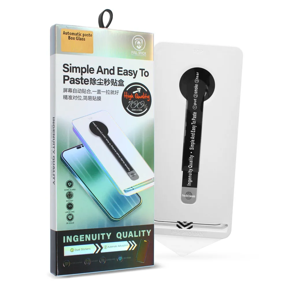Zastitno Staklo Zastitno staklo 2.5D Automatic paste box za iPhone 14 Pro 6.1 crni