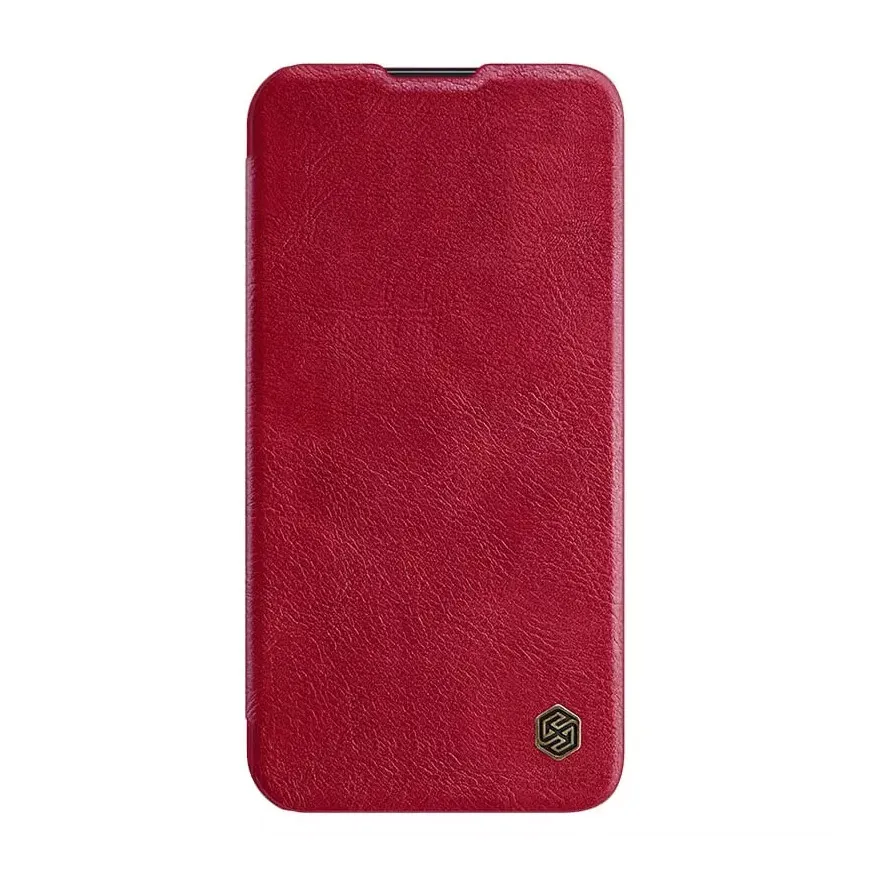 Maska Nillkin Qin Pro Leather za Samsung Galaxy S23 Plus crvena