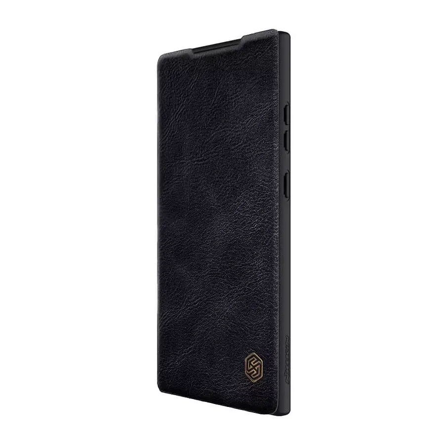 Maska Nillkin Qin Pro Leather za Samsung Galaxy S23 Ultra crna