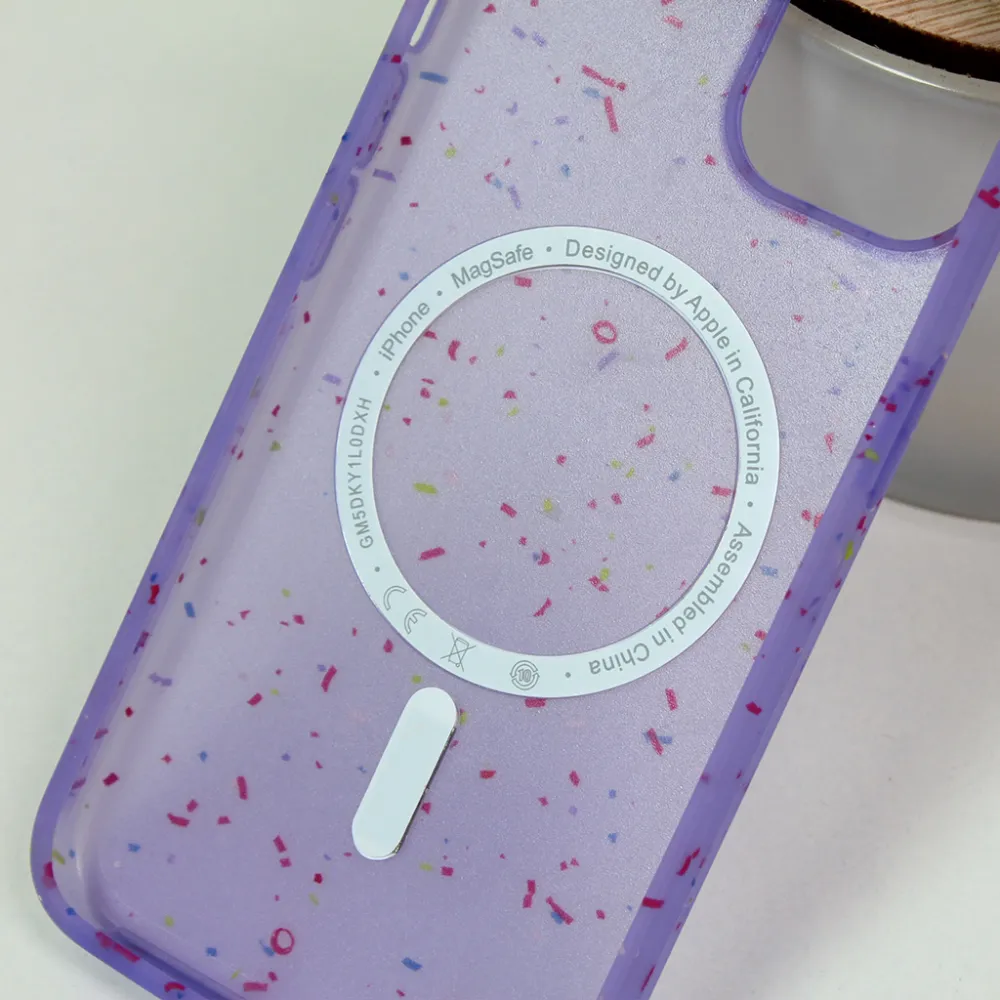 Maska Colorful Magsafe za iPhone 14 6.1 ljubicasta