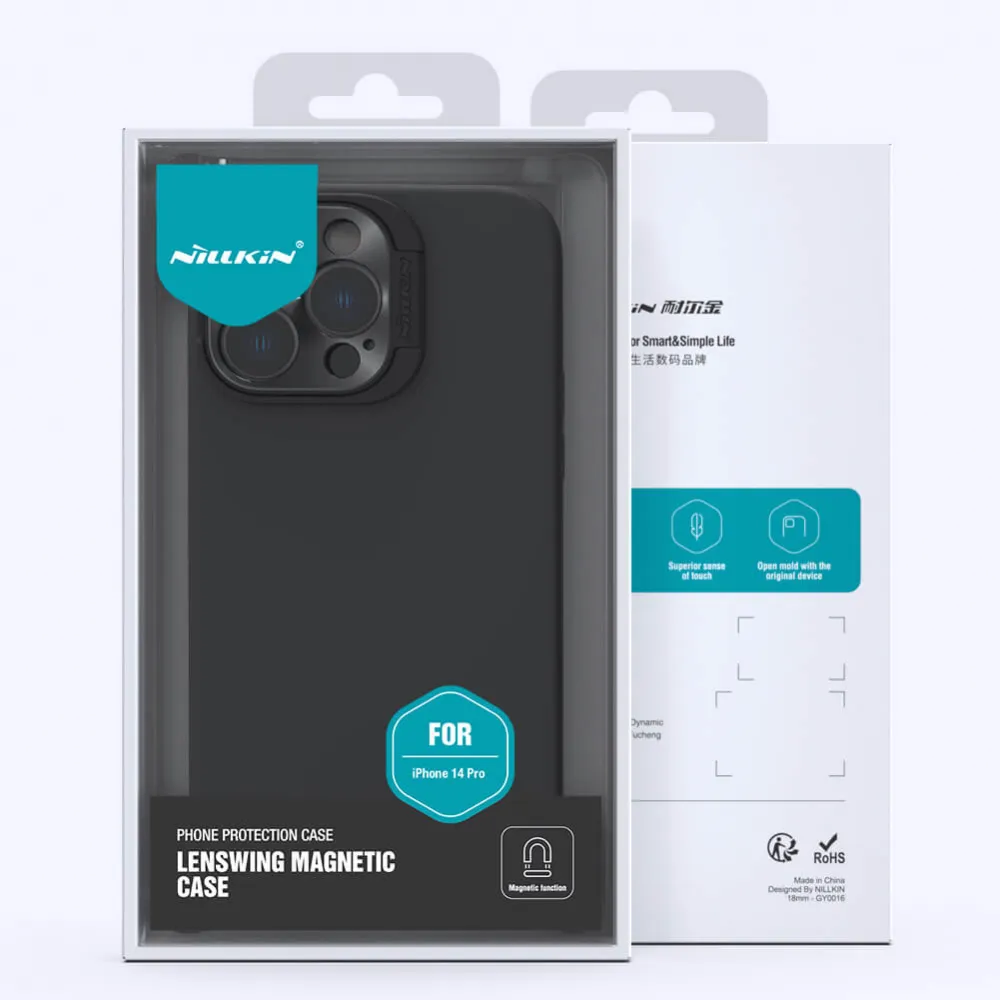 Maska Nillkin Lens Wing Magnetic za iPhone 14 Pro 6.1 ljubicasta