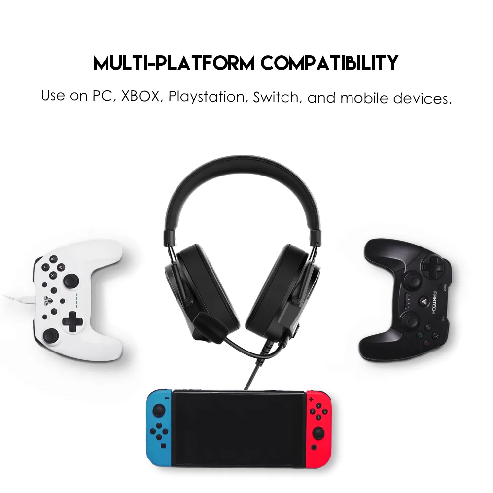 Slusalice Gaming Fantech MH91 Alto crne