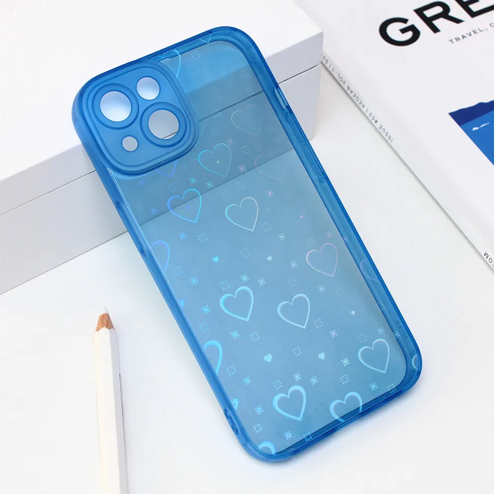 Maska Heart Color IMD za iPhone 14 6.1 plava