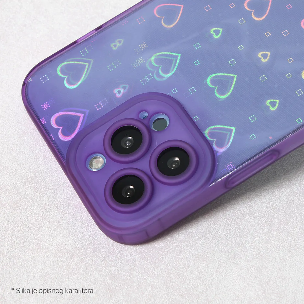 Maska Heart Color IMD za iPhone 14 6.1 plava