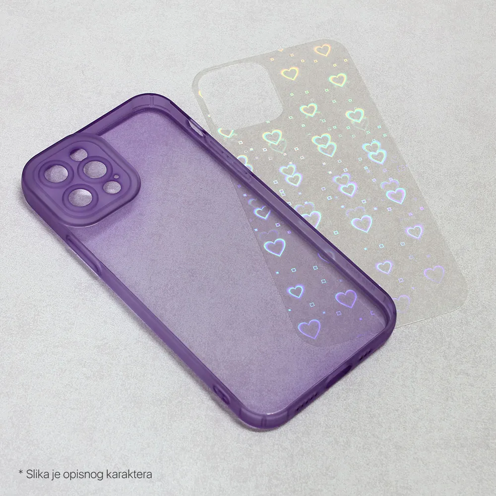 Maska Heart Color IMD za iPhone 14 6.1 plava
