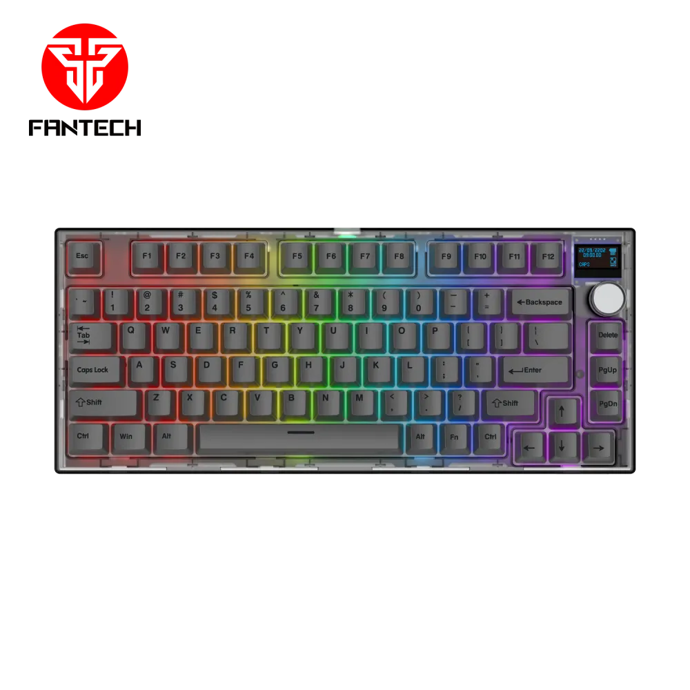 Tastatura Mehanicka Gaming Fantech MK910 RGB PBT Maxfit81 Frost Wireless crna (blue switch)
