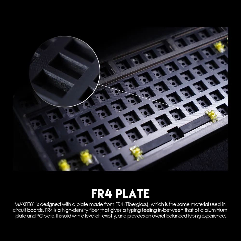 Tastatura Mehanicka Gaming Fantech MK910 RGB PBT Maxfit81 Frost Wireless crna (blue switch)