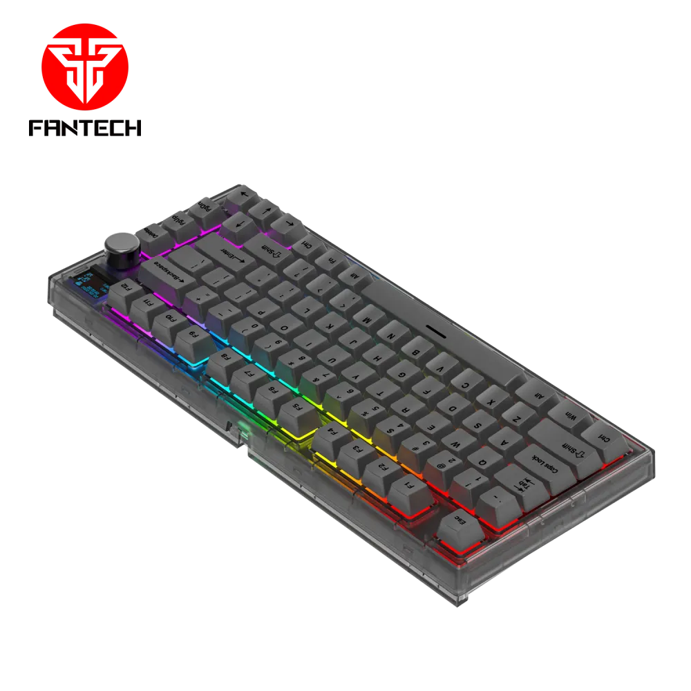 Tastatura Mehanicka Gaming Fantech MK910 RGB PBT Maxfit81 Frost Wireless crna (blue switch)