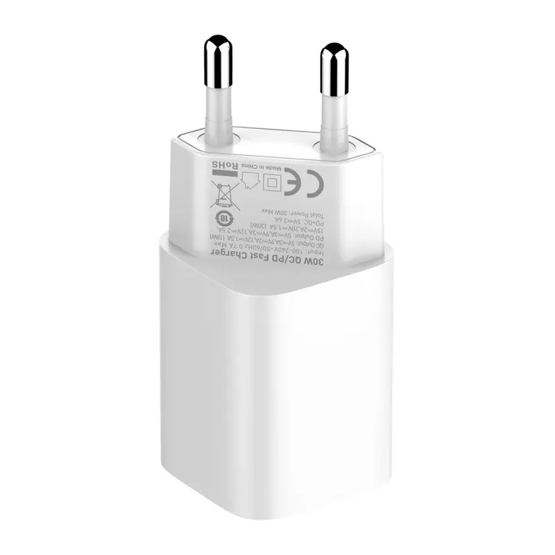 Kucni punjac LDNIO A2317C, 3.6A, QC3.0 18W, PD 30W sa Type C kablom beli