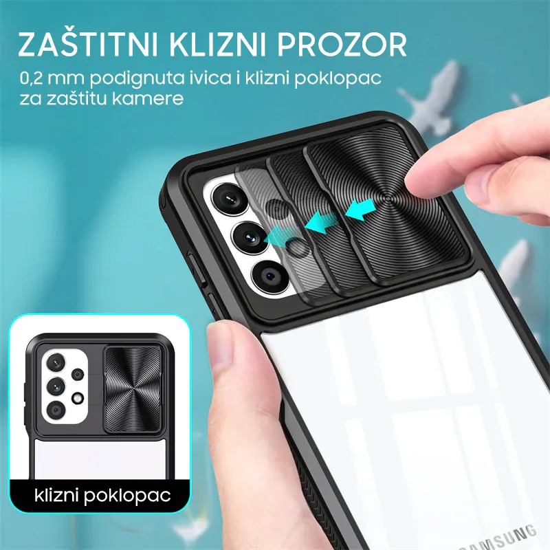 Maska CamShield za Samsung A346B Galaxy A34 5G ljubicasta