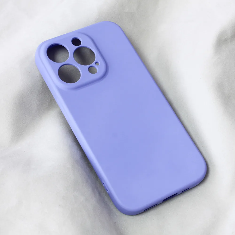 Maska Teracell Soft Velvet za iPhone 14 Pro 6.1 ljubicasta