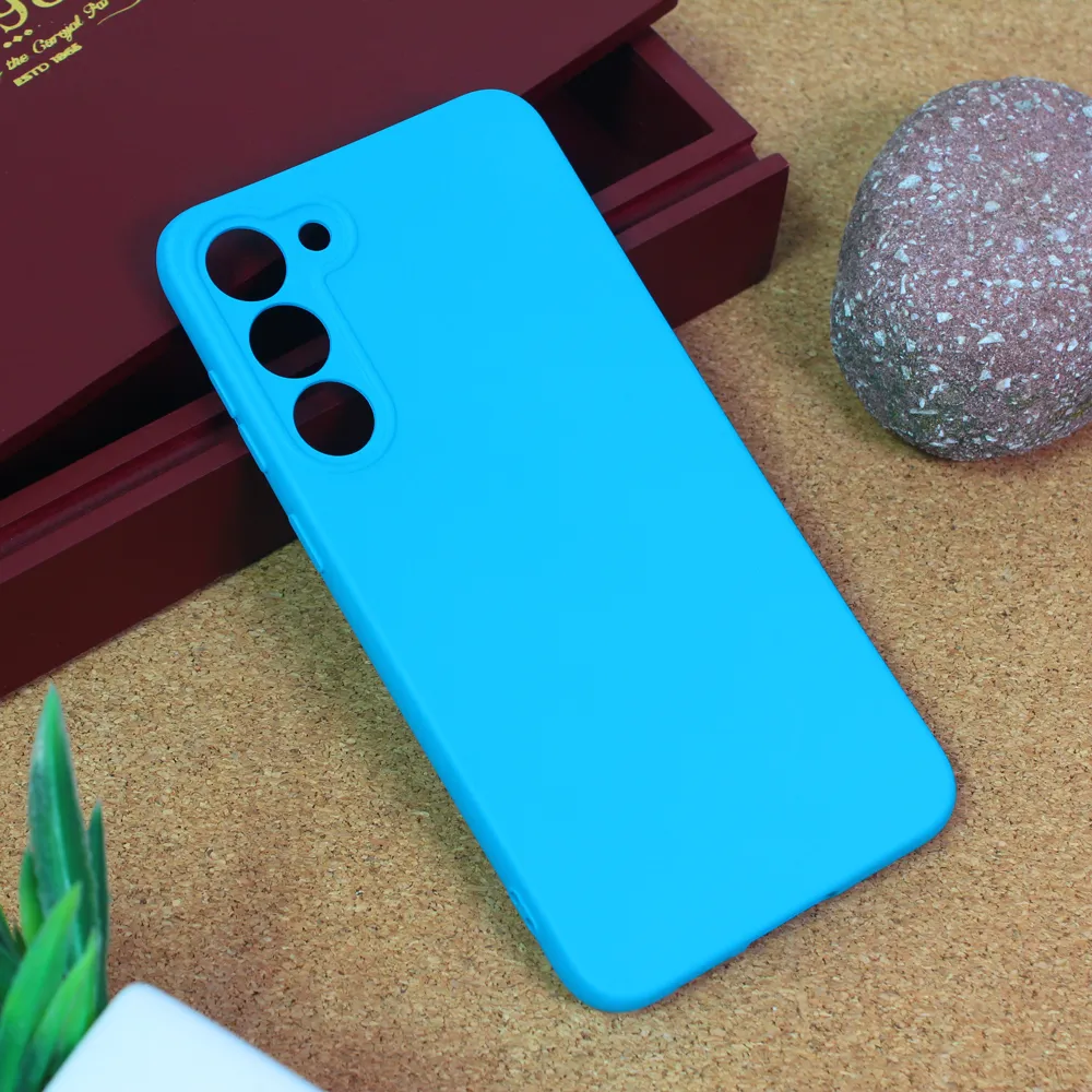 Maska Teracell Giulietta za Samsung S916B Galaxy S23 Plus mat svetlo plava