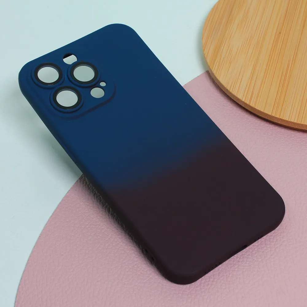 Maska Rainbow Spring za iPhone 13 Pro 6.1 tamno plavo bordo