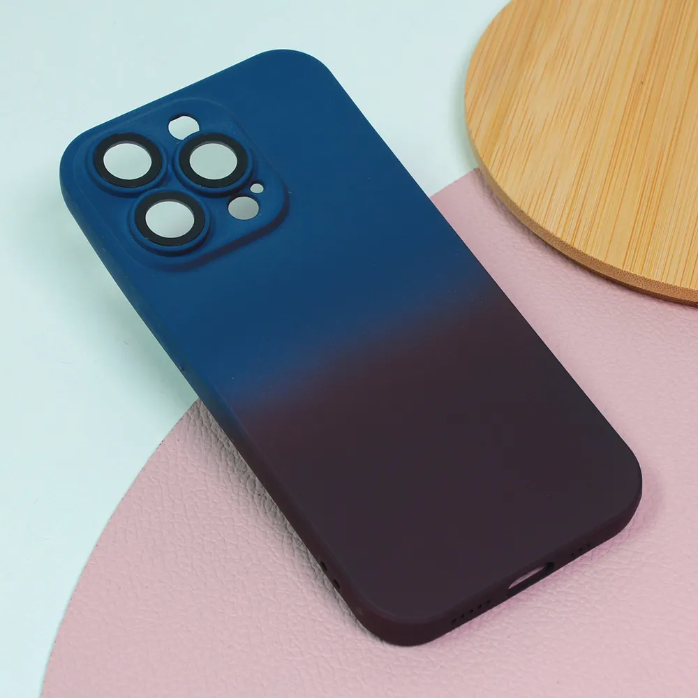 Maska Rainbow Spring za iPhone 14 Pro 6.1 tamno plavo bordo