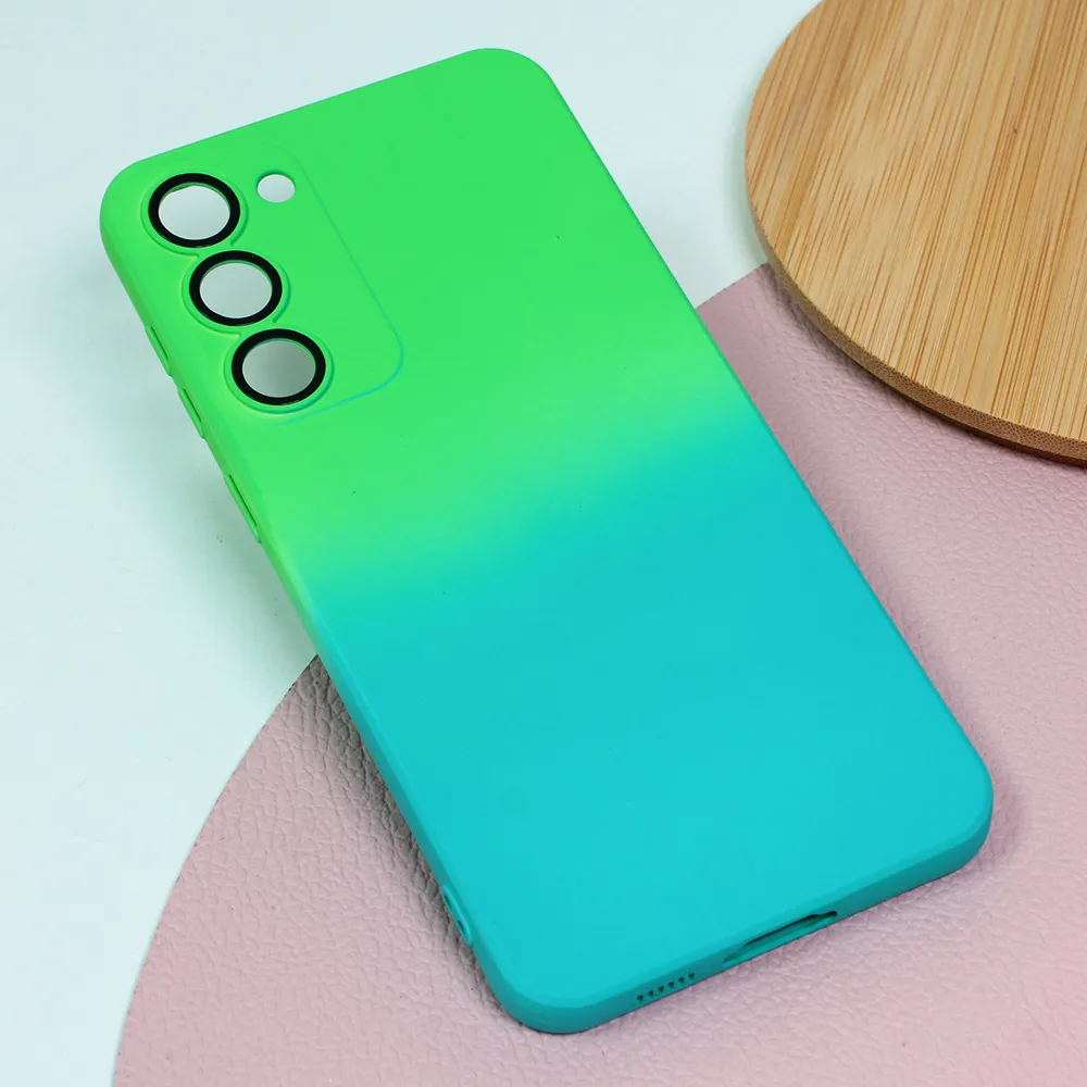 Maska Rainbow Spring za Samsung S916B Galaxy S23 Plus zeleno svetlo plava