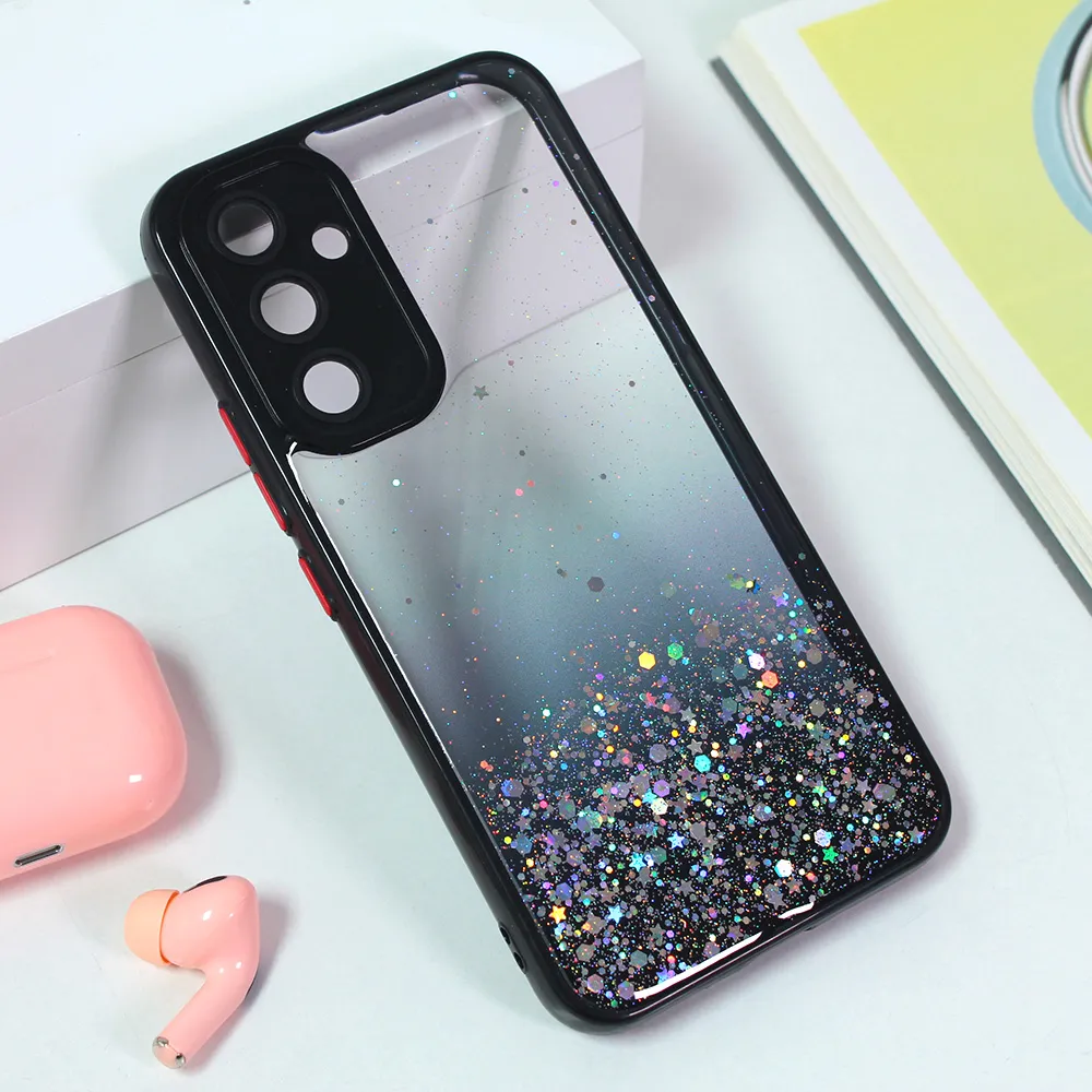 Maska Frame Glitter za Samsung A546B Galaxy A54 5G crna