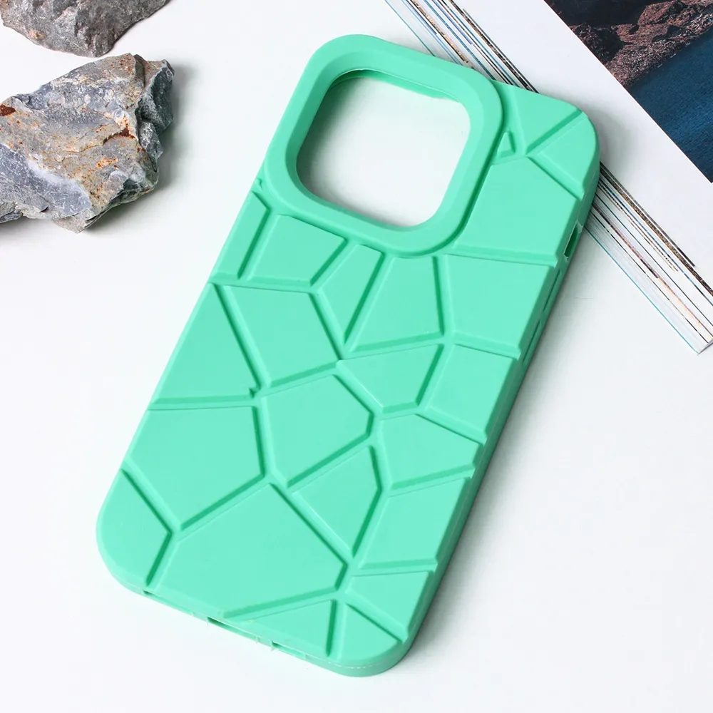 Maska Color Stone za iPhone 14 Pro 6.1 mint
